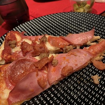 Kirkman's VIP Pizza - This is the meat lovers pizza!  Delish! - Pizza Near Me - Exeter, California