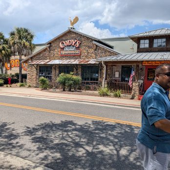 Cody's Original Roadhouse - Outside view of restaurant entrance - Barbeque Near Me - The Villages, Florida Cody's Original Roadhouse - Outside view of restaurant entrance - Barbeque Near Me - The Villages, Florida