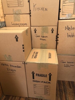 Packing Services - At Comfortable Moving, we take pride in how we pack and move your furniture from your old house to your new home. Dressers and other heavy furniture require protective wrapping to cover and protect them from accidents while moving. Our experienced movers use protective moving blankets that provide extra cushioning and padding for your dresser. Dressers should be emptied before they are transported. We wrap the blankets over and around the empty dresser, leaving no surface area exposed. This helps protect from scratches and dings. Shrink wrap is used to be wound around the dresser to keep the blankets in place and create a well-padded and easy-to-transport item. It also provides a barrier to keep moisture and dirt off of your valuable furniture.