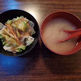 Godai - Ginger Salad and Miso Soup - Sushi Bars Near Me - San Antonio, Texas