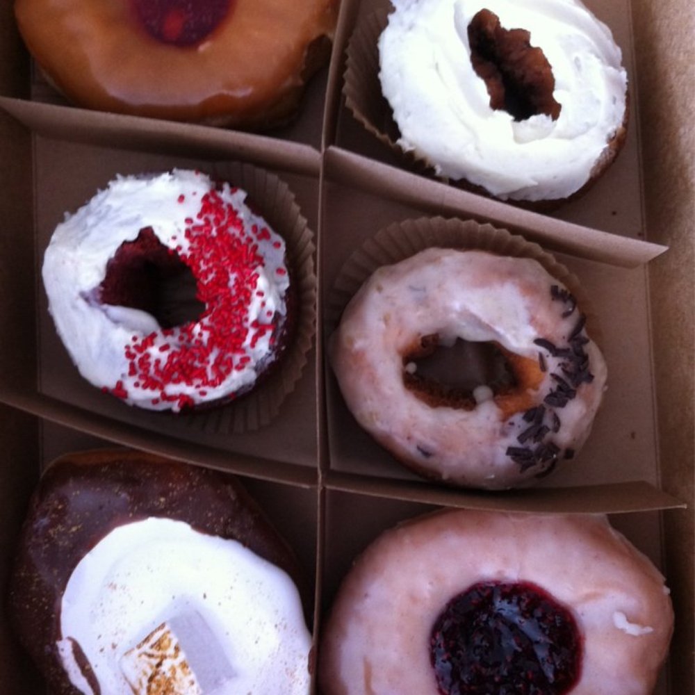 Jelly Modern Doughnuts - S'more, carrot cake, red velvet, pb&j, banana chocolate or carrot cake... Where do I begin? - Donuts Near Me - Calgary, Alberta Jelly Modern Doughnuts - S'more, carrot cake, red velvet, pb&j, banana chocolate or carrot cake... Where do I begin? - Donuts Near Me - Calgary, Alberta