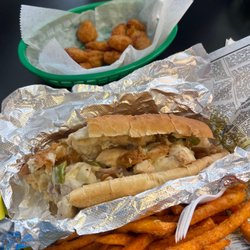 Blinky's - Chicken Philly Combo and Corn Nuggets