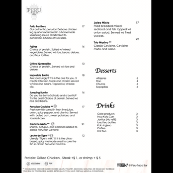 Peru Taco Bar - Peru Taco Bar Menu - Mexican Near Me - Dublin, Ohio Peru Taco Bar - Peru Taco Bar Menu - Mexican Near Me - Dublin, Ohio