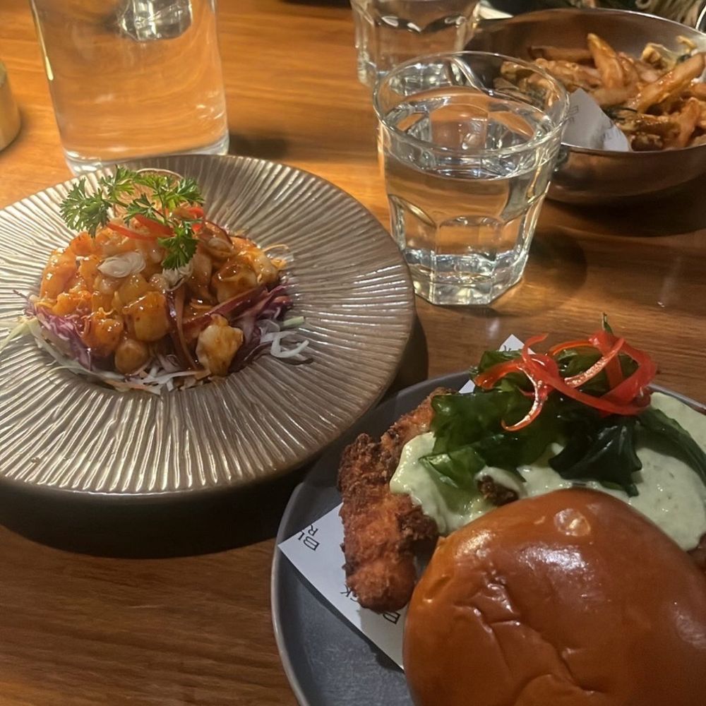 Black Ruby - Shrimp salad & Green Curry Sandwich - Asian Fusion Near Me - Cambridge, Massachusetts