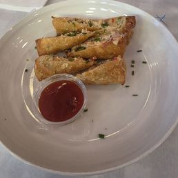 Salmon egg rolls Salmon egg rolls