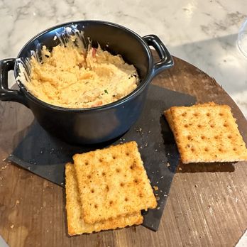 Berties On The Rooftop - Pimento cheese and crackers - American Near Me - Waco, Texas Berties On The Rooftop - Pimento cheese and crackers - American Near Me - Waco, Texas