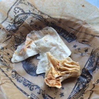 Illegal Pete's Lodo - small portion of the spine of folded flour tortilla that comes with your breakfast burrito! - Bars Near Me - Denver, Colorado