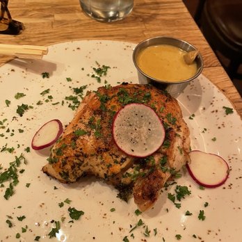 Le Desales - Chicken with sauce on the side! Sauce was delicious! - French Near Me - Washington, DC, District of Columbia Le Desales - Chicken with sauce on the side! Sauce was delicious! - French Near Me - Washington, DC, District of Columbia
