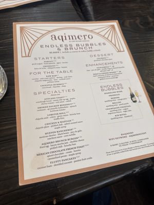 Menu photo 1 Aqimero by Chef Richard Sandoval Philadelphia, PA