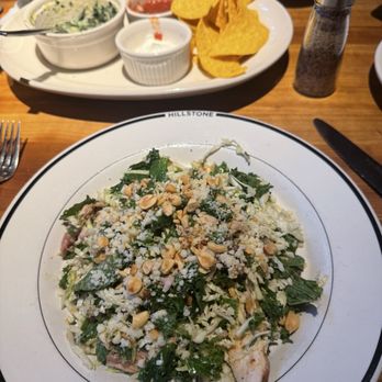 Hillstone Restaurant - Emerald Kale and Roasted Chicken Salad - New American Near Me - Winter Park, Florida Hillstone Restaurant - Emerald Kale and Roasted Chicken Salad - New American Near Me - Winter Park, Florida