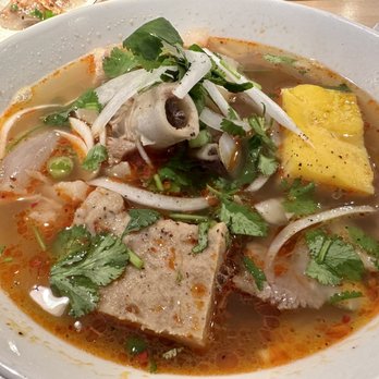 Quan Hy Restaurant - 10. Bun Bo Cha Tom and Cha Hue - Vietnamese Near Me - Westminster, California