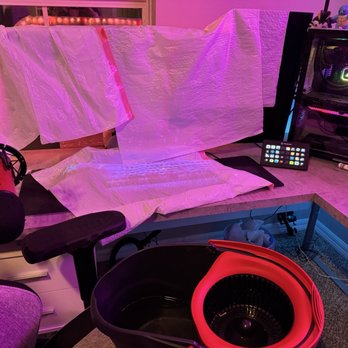 FirstKey Homes - This was how my office and streaming setup looked for MONTHS while they neglected us and our home. - Real Estate Services Near Me - Marietta, Georgia