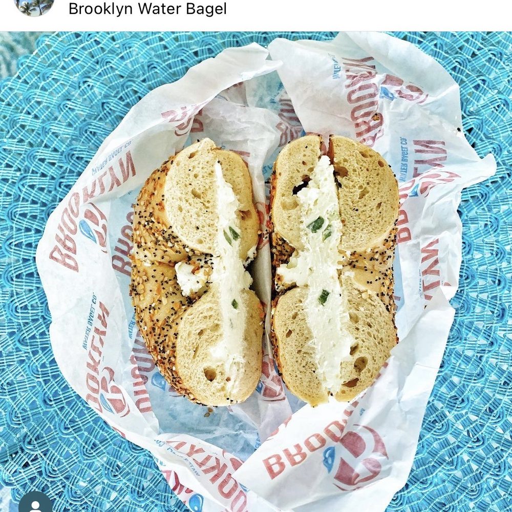 Brooklyn Water Bagel - Jalapeño cream cheese - Breakfast & Brunch Near Me - Jupiter, Florida