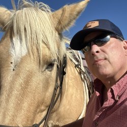 GF Ranch Trail Rides - Old Dan, the half Clydesdale.  This big boy was a great ride.