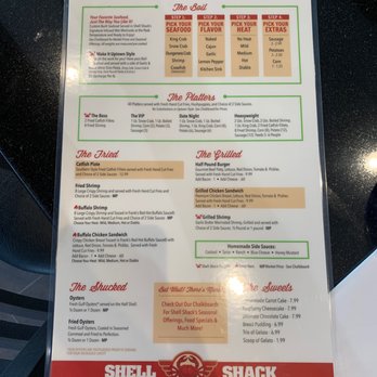 Shell Shack - Menu 2 - Seafood Near Me - Fort Worth, Texas Shell Shack - Menu 2 - Seafood Near Me - Fort Worth, Texas