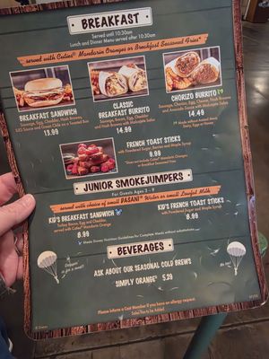 Menu photo 2 Smokejumpers Grill Anaheim, CA