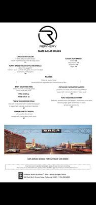 Menu photo 4 The Refinery Brea, CA