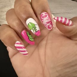 Grinch nails