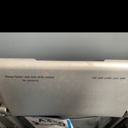 Frontier - Frontier Airlines in addition to being a rip-off, it is fkn FILTHY!