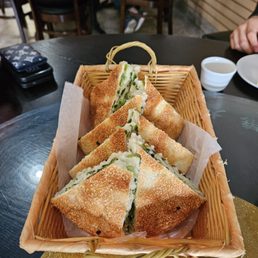 Green Onion Sesame Pie