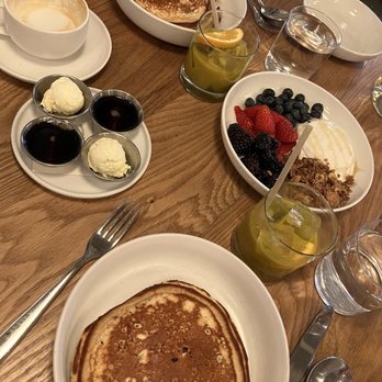 Local Jones - For brunch we had yummy pancakes and fresh fruit with oats and yogurt! So good! Everything was top notch! - New American Near Me - Denver, Colorado Local Jones - For brunch we had yummy pancakes and fresh fruit with oats and yogurt! So good! Everything was top notch! - New American Near Me - Denver, Colorado