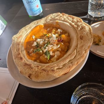 La Pizza Spot - Rosa Bread Bowl. Filled with gnocchi, fresh tomatoes and delicious rose sauce. - Pizza Near Me - Campbell, California
