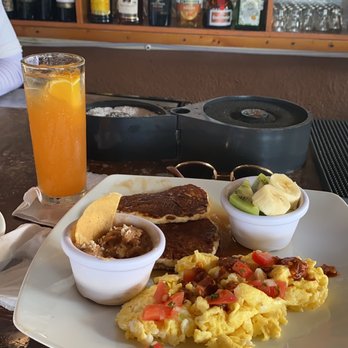 Eco Bar & Grill - Breakfast pancakes and eggs - Mexican Near Me - Cabo San Lucas, BCS Eco Bar & Grill - Breakfast pancakes and eggs - Mexican Near Me - Cabo San Lucas, BCS