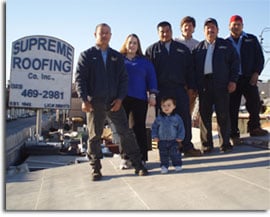 Slide of Supreme Roofing