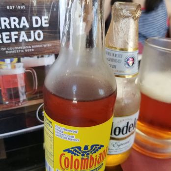 Brasa Roja - Beer mixed with Colombiana. Jarra de refajo. - Colombian Near Me - Las Vegas, Nevada