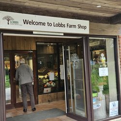 Lobbs Farm Shop - Main entrance. This one is more higher end in design than many.