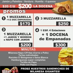 Pizza Max - Gustos empanadas, promos y minutas