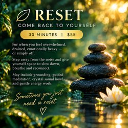 The Healing Factory - I feel overwhelmed, drained, or just off.

RESET - Come Back to Yourself