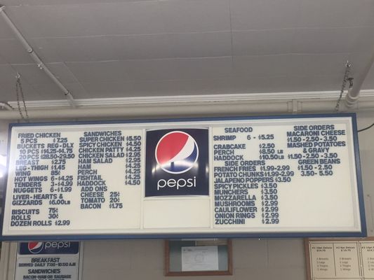 Menu photo 1 Miller's Chicken Athens, OH