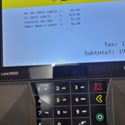 Price is going up again 14 bucks almost for a footlong in my favorite the number eight with a twist but that's okay