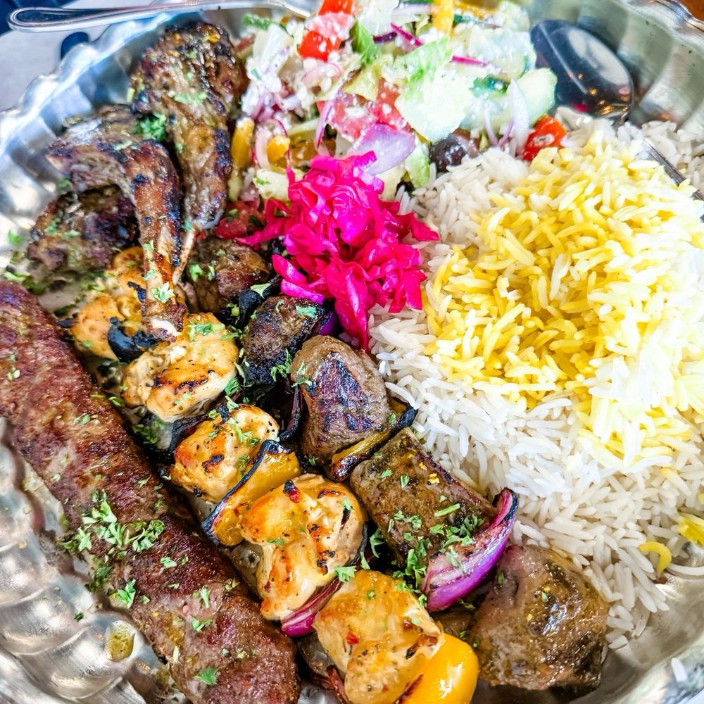 Yum! All the kabobs and lamb chops Yum! All the kabobs and lamb chops