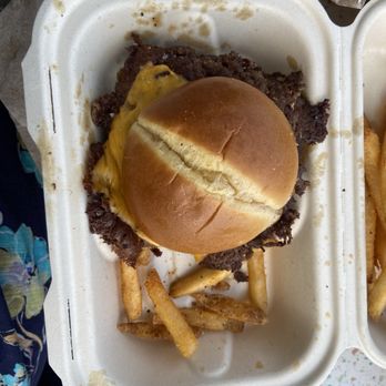 Right Cream - Burger! I moved my fries to the other side of the container. - Ice Cream & Frozen Yogurt Near Me - Denver, Colorado Right Cream - Burger! I moved my fries to the other side of the container. - Ice Cream & Frozen Yogurt Near Me - Denver, Colorado
