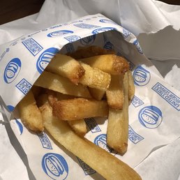 Salty fries that could have been crispier Salty fries that could have been crispier