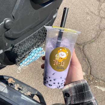 Ti-Li Boba - M5. Taro Milk Tea with honey boba - Bubble Tea Near Me - Glendale, Arizona Ti-Li Boba - M5. Taro Milk Tea with honey boba - Bubble Tea Near Me - Glendale, Arizona