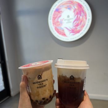 BenGong's Tea - Da Hong Pao Boba Milk Tea Cheese Dahongpao Tea - Bubble Tea Near Me - San Diego, California