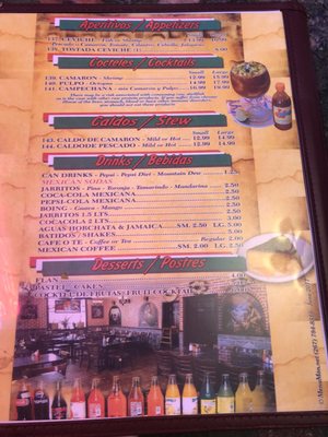 Menu photo 4 Que Chula Es Puebla Philadelphia, PA