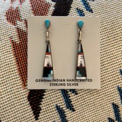 Trader J's - Inlaid earrings my hubby bought for me