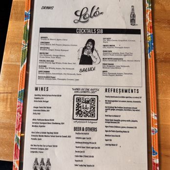 Loló - Menu - September 2025 - Mexican Near Me - San Francisco, California Loló - Menu - September 2025 - Mexican Near Me - San Francisco, California