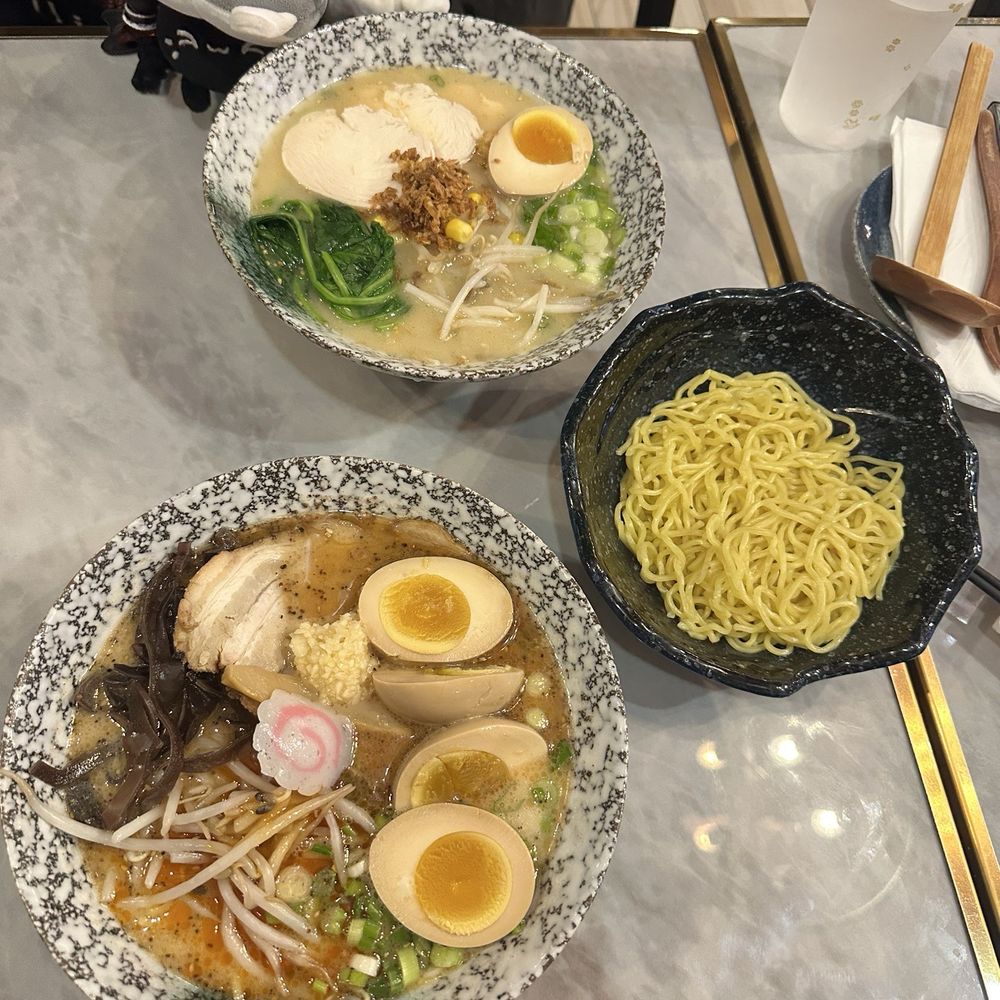 Rich garlic ramen, Tanaka Chicken, extra noodles Rich garlic ramen, Tanaka Chicken, extra noodles