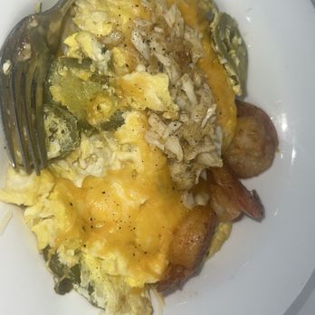 Twisted Waffles - Seafood omelette - Waffles Near Me - New Orleans, Louisiana