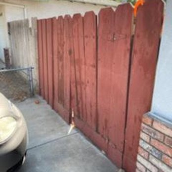 JCM Property Maintenance - double gate before - Fences & Gates Near Me JCM Property Maintenance - double gate before - Fences & Gates Near Me
