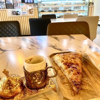 Heyma Yemeni Coffee - Turkish coffee(4.50), Sabaya slice (5.95) - Coffee & Tea Near Me - Berkeley, California Heyma Yemeni Coffee - Turkish coffee(4.50), Sabaya slice (5.95) - Coffee & Tea Near Me - Berkeley, California