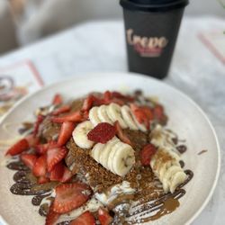 Crepe House - Crepe house crepe and Spanish latte