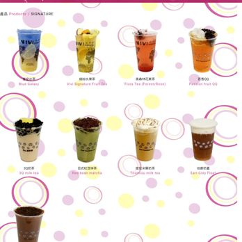 Vivi Bubble Tea - Menu - Ice Cream & Frozen Yogurt Near Me - Glassboro, New Jersey