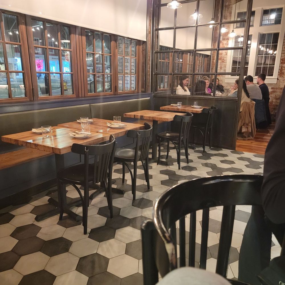 Emmy Squared Pizza - Tables inside - Pizza Near Me - Westport, Connecticut