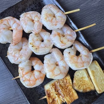 Yakitori Kokko - Shrimp & oyster mushrooms - Japanese Near Me - San Mateo, California
